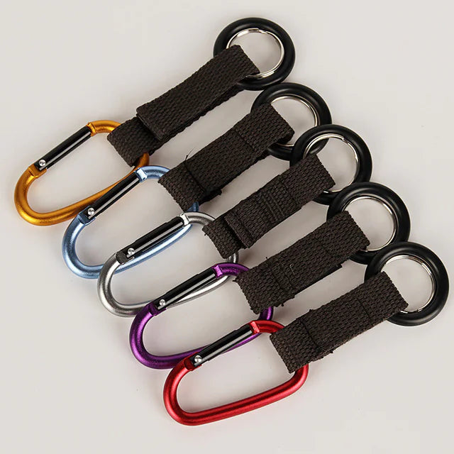 Aluminum Alloy Strap Water Bottle Quick Hook Carabiner